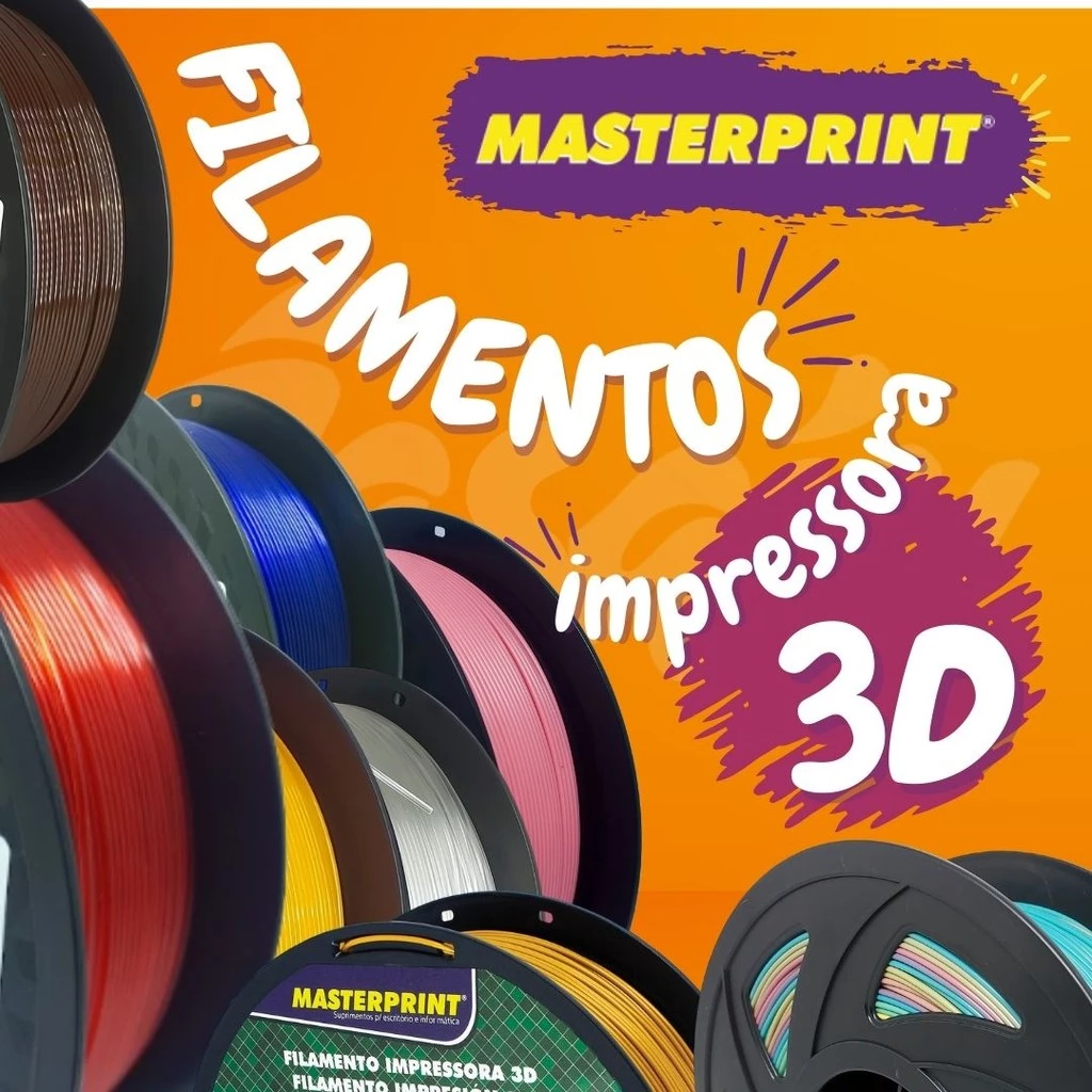 A Revolução dos Filamentos 3D: MasterPrint em Alta!