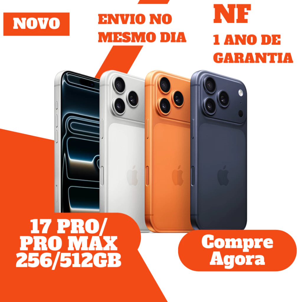 A Nova Sensação do Mercado: iPhone 17 Pro e Pro Max Chegam com Tudo!